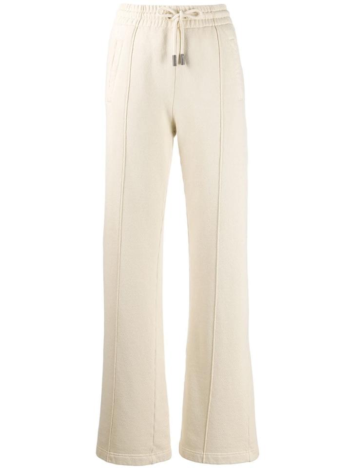 Off-white Exposed Seam Track Trousers - Neutrals