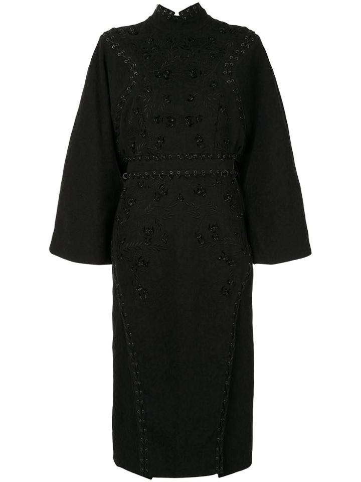 Acler Henning Woven Dress - Black
