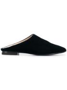 Fabiana Filippi My Private Life Daniela Velvet Slippers - Blue