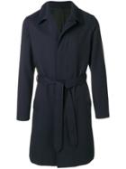 Ami Alexandre Mattiussi Belted Coat - Blue