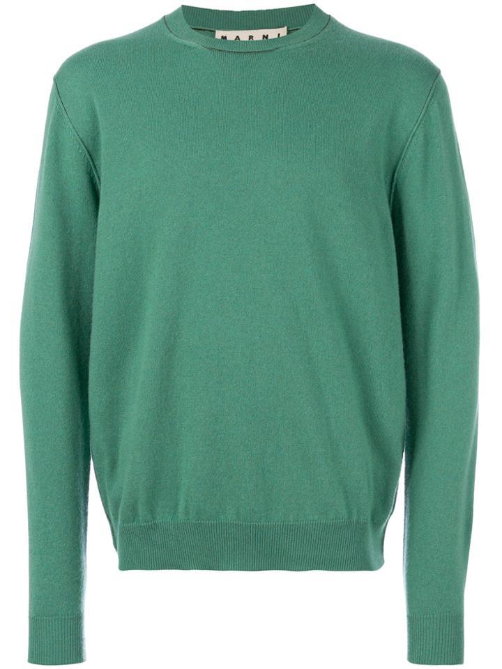 Marni Crew Neck Sweatshirt - Green