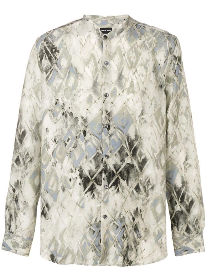 Giorgio Armani Printed Shirt - Neutrals