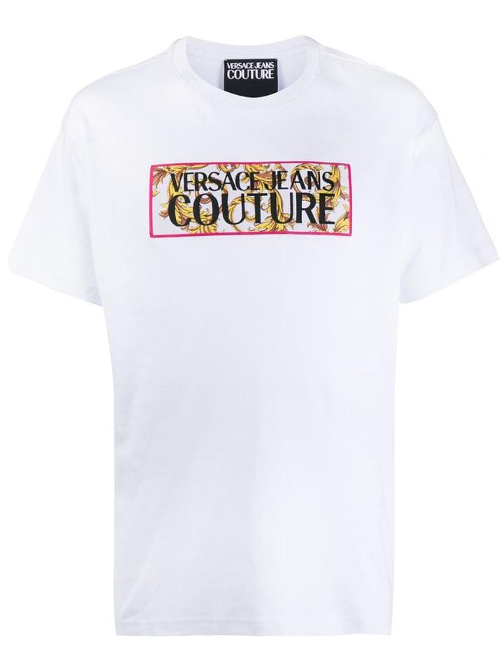 Versace Jeans Couture Baroque Logo T-shirt - White
