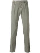 Incotex - Casual Chinos - Men - Cotton/spandex/elastane - 35, Green, Cotton/spandex/elastane