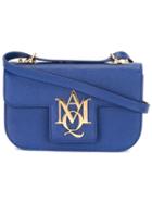 Alexander Mcqueen - Amq Pouch With Strap - Women - Leather - One Size, Women's, Blue, Leather