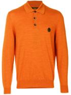 Billionaire Long Sleeved Polo Shirt - Yellow & Orange