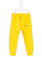 Dsquared2 Kids Drawstring Track Pants, Boy's, Size: 6 Yrs, Yellow/orange