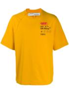 Off-white Raglan Logo T-shirt - Yellow
