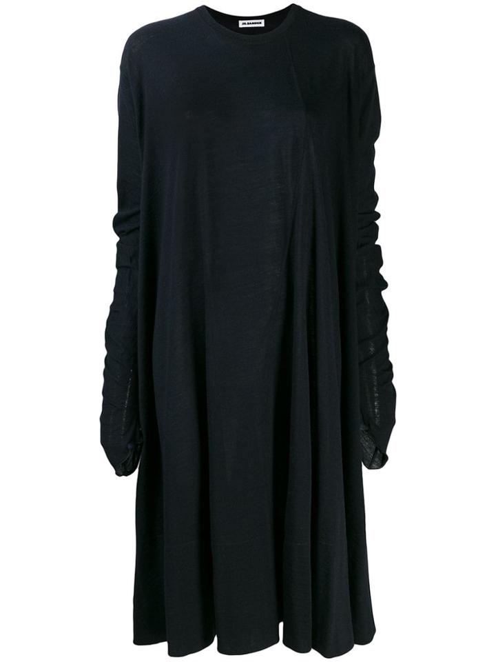 Jil Sander Oversized T-shirt Dress - Blue