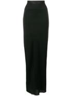 Rick Owens Perfectly Fitted Long Skirt - Black