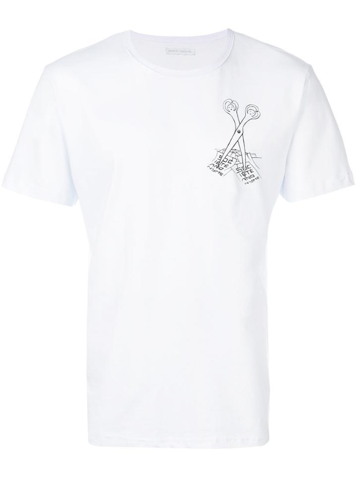 Société Anonyme Scissor Print T-shirt - White