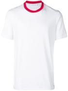 Helmut Lang Contrasting Neck T-shirt - White