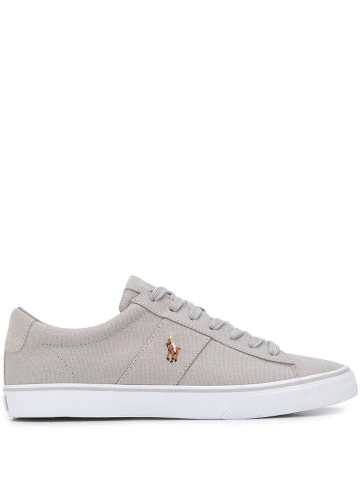 Polo Ralph Lauren Logo Low-top Sneakers - Grey