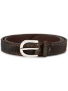Orciani Vintage Effect Belt - Brown