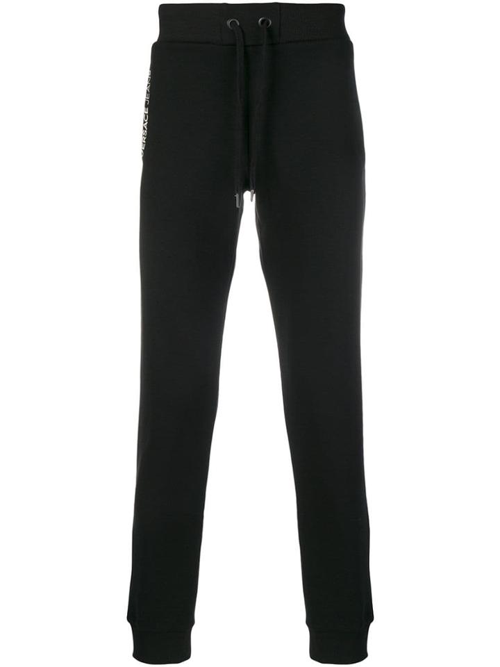 Versace Jeans Logo Track Pants - Black