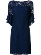 Lauren Ralph Lauren Short Lace Dress - Blue