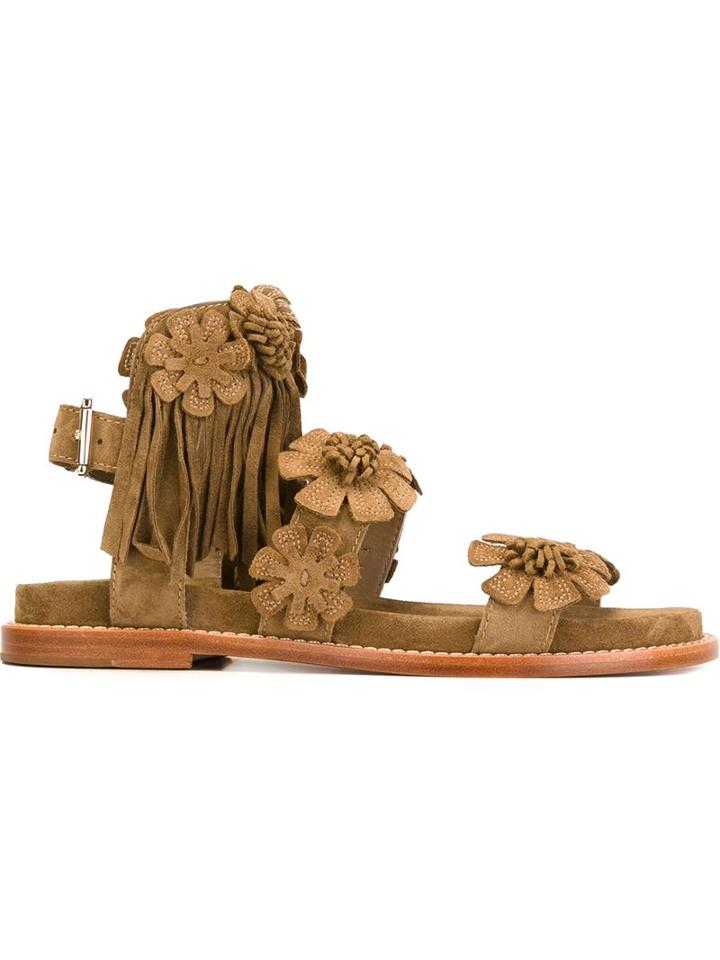Ash 'mekita' Fringed Sandals