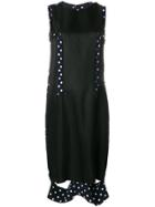 Maison Margiela Embroidered Knitted Dress - Black
