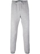 Sacai Slim Fit Track Pants, Men's, Size: 1, Grey, Cotton/nylon/polyester