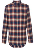 Dsquared2 Button Checked Shirt - Blue