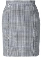 Ps By Paul Smith Pepita Skirt, Women's, Size: 42, Black, Cotton/linen/flax/viscose