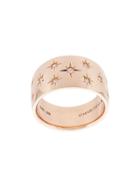 Marchesa 18kt Rose Gold Diamond Star Wide Wedding Band