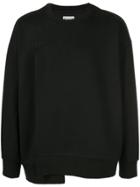 Wooyoungmi Asymmetric Sweatshirt - Black