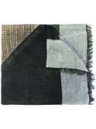 Faliero Sarti Colour-block Scarf - Blue