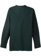 Marni Buttoned Back Longsleeved T-shirt, Men's, Size: 48, Green, Cotton