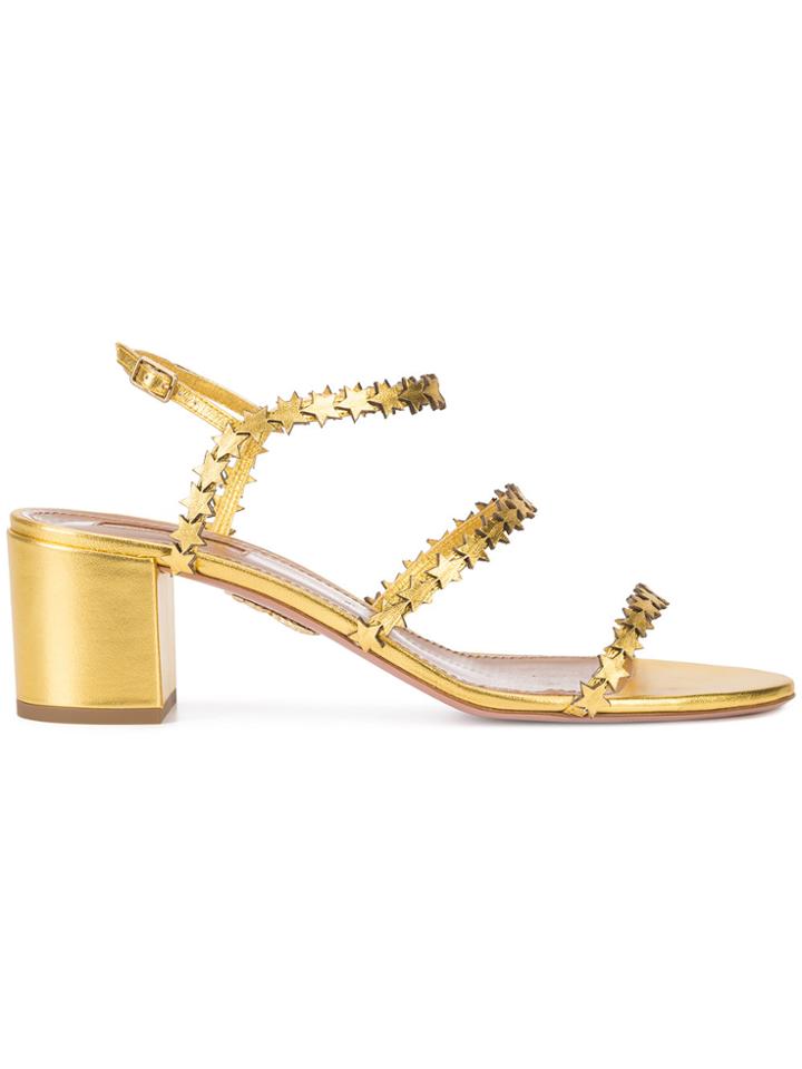 Aquazzura 'starlight' Sandals - Metallic