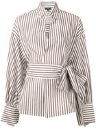 Jejia Margot Striped Shirt - White