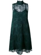 See By Chloé - Lace Dress - Women - Polyester/viscose - 42, Green, Polyester/viscose