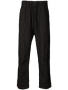 Poème Bohémien Straight Trousers - Black