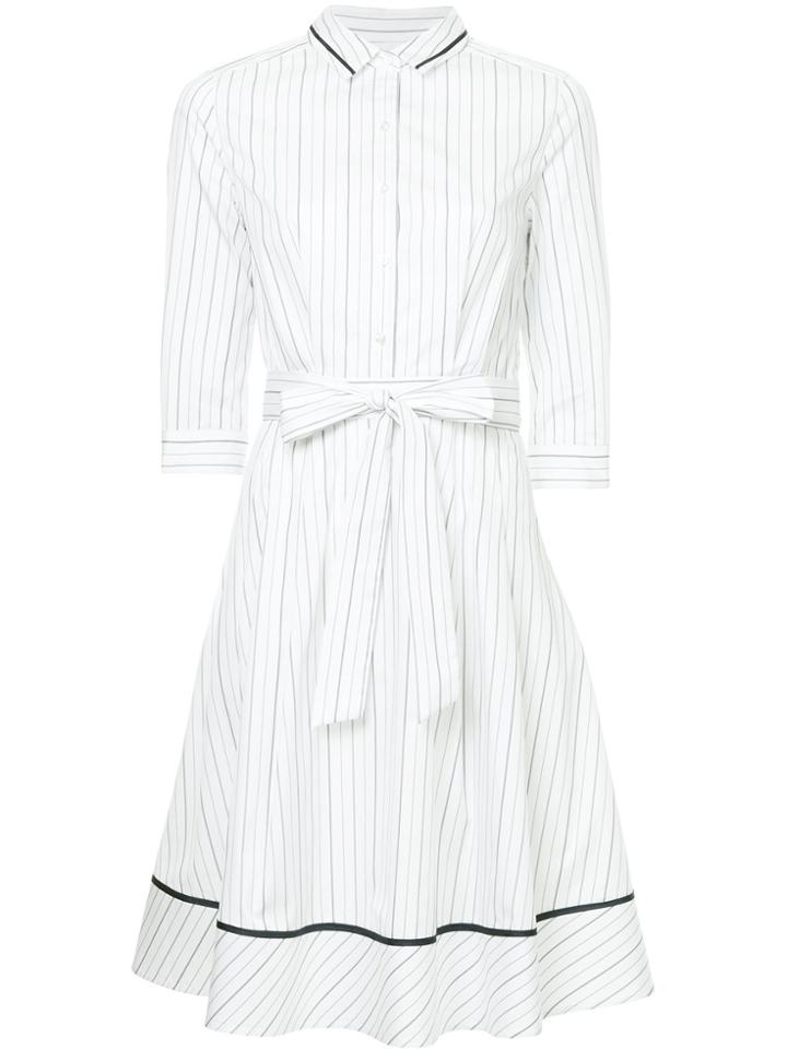 Loveless Striped Dress - White
