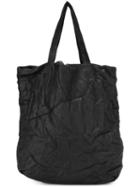 Yohji Yamamoto Crease Effect Tote, Women's, Black