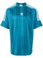 Adidas Adidas Originals 3 Stripes Jacquard Jersey T-shirt - Blue