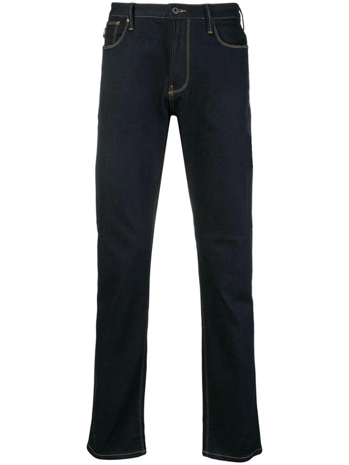 Emporio Armani Classic Dark Jeans - Blue