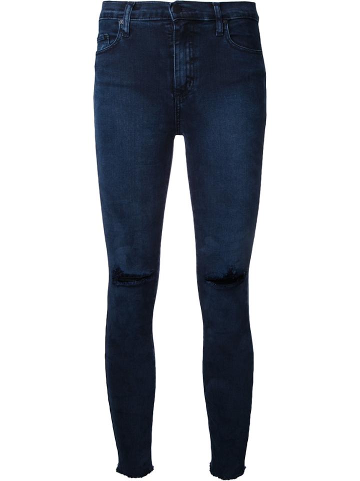 Nobody Denim Cult Skinny Ankle After Dark - Blue