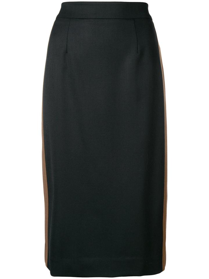 P.a.r.o.s.h. Side Stripe Skirt - Black