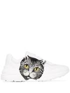 Gucci Rhyton Cat-print Sneakers - White