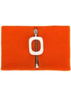 Jw Anderson Zipped Neckband - Orange