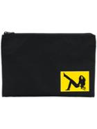 Calvin Klein Jeans Est. 1978 Logo Patch Clutch Bag - Black