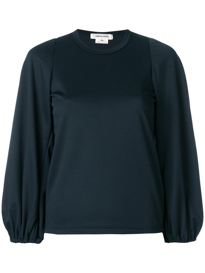 Comme Des Garçons Balloon Sleeve Blouse - Black