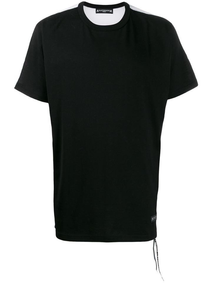 Mastermind World Oversized Colour-block T-shirt - Black
