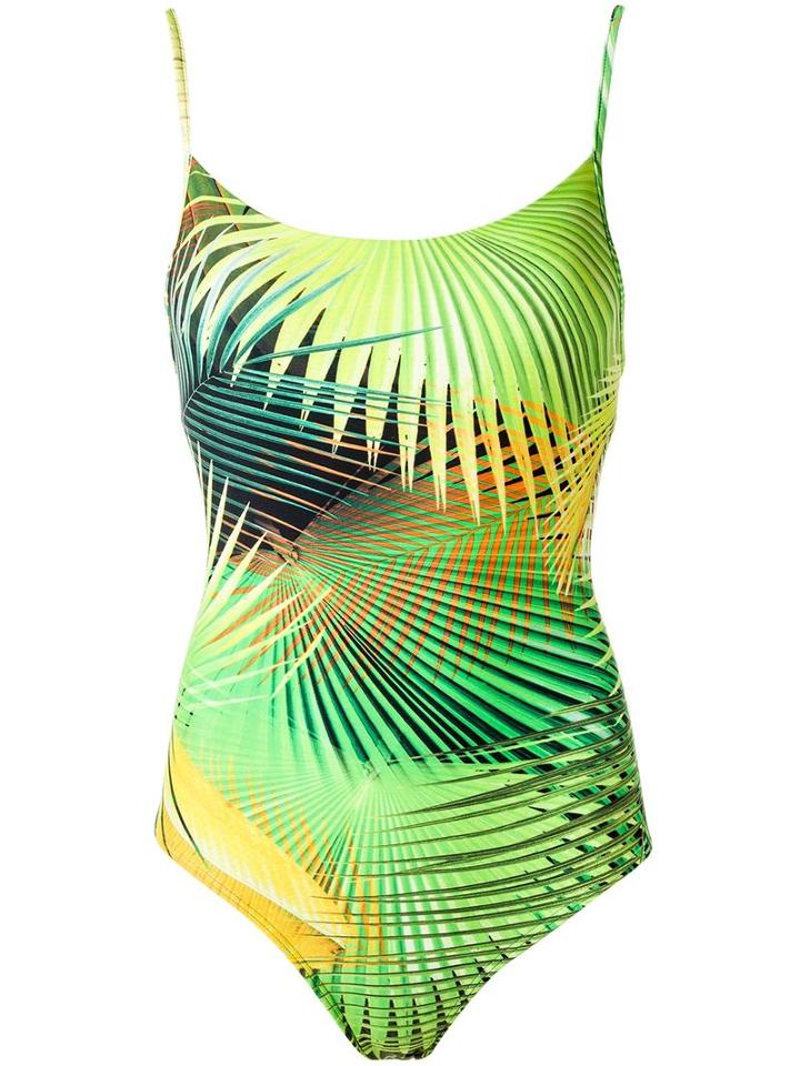 Lygia & Nanny Printed Swimsuit, Women's, Size: 38, Green, Polyamide/spandex/elastane