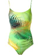 Lygia & Nanny Printed Swimsuit, Women's, Size: 38, Green, Polyamide/spandex/elastane