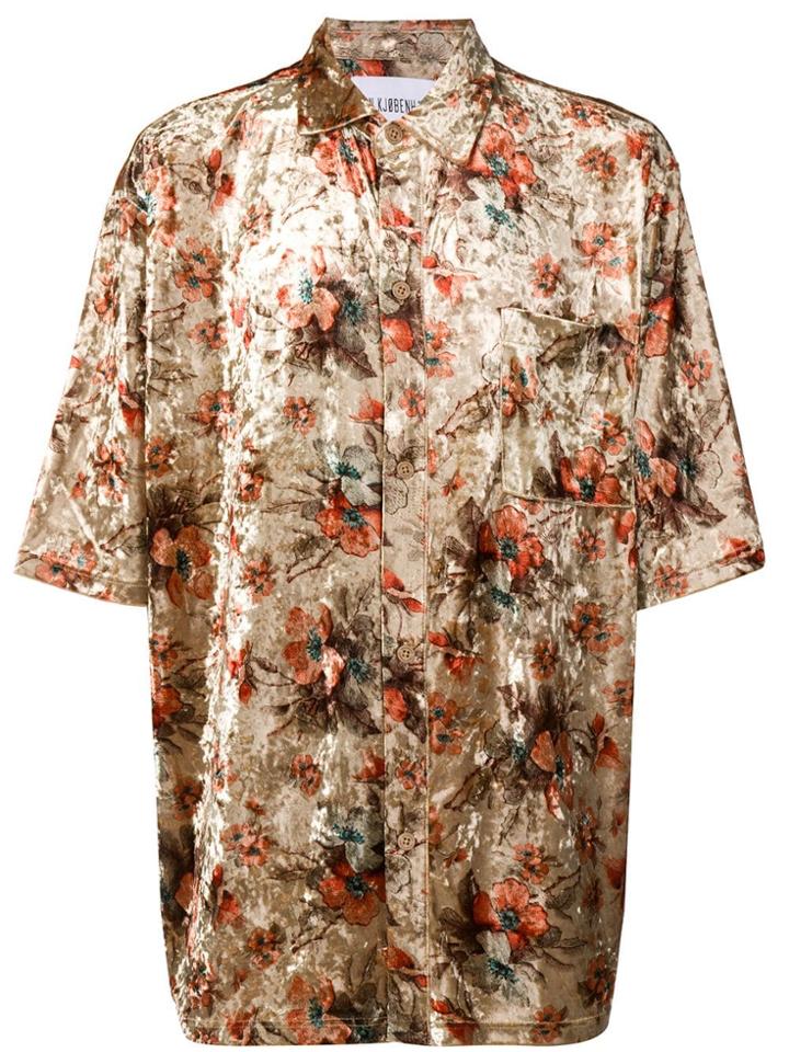Han Kj0benhavn Floral Print Oversized Shirt - Neutrals