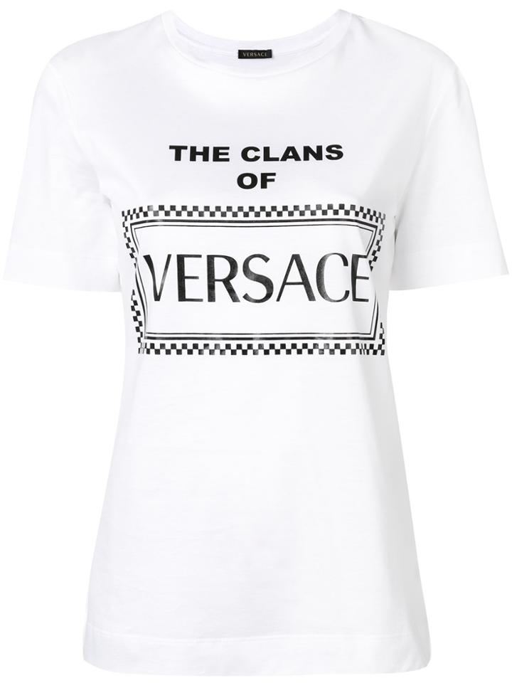 Versace The Clans T-shirt - White