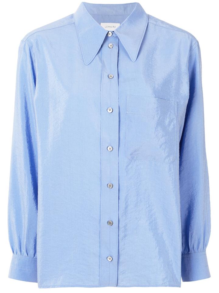 Lemaire Long-sleeve Shirt - Blue