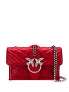 Pinko Mini Love Shoulder Bag - Red